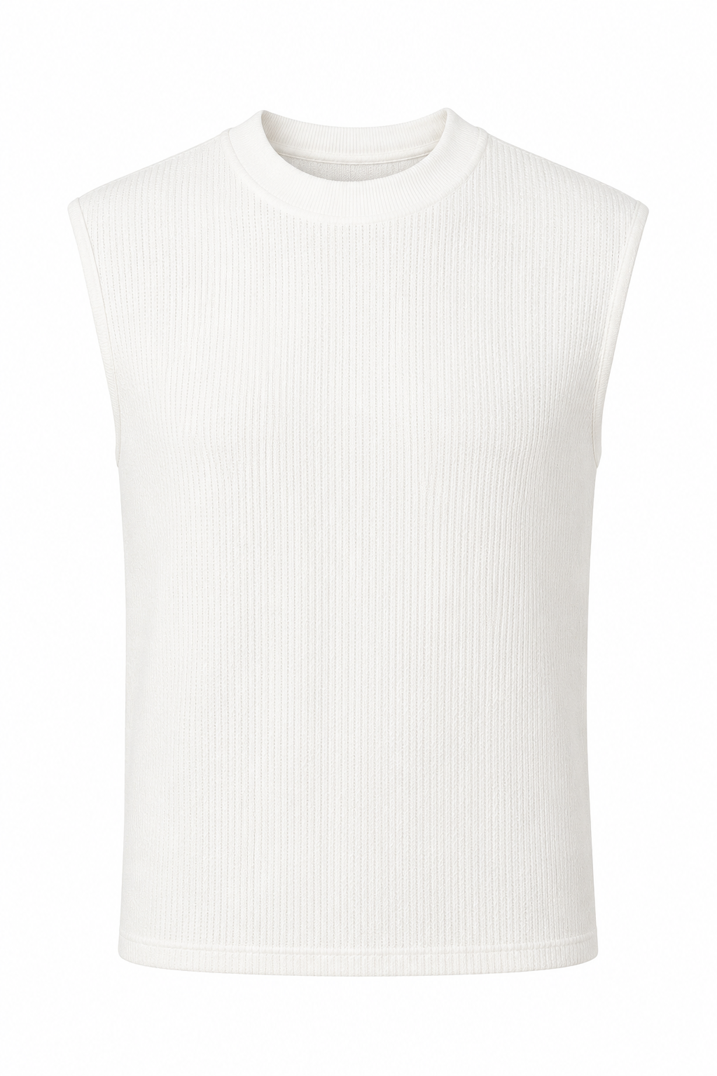 Weißes Strick-Shirt