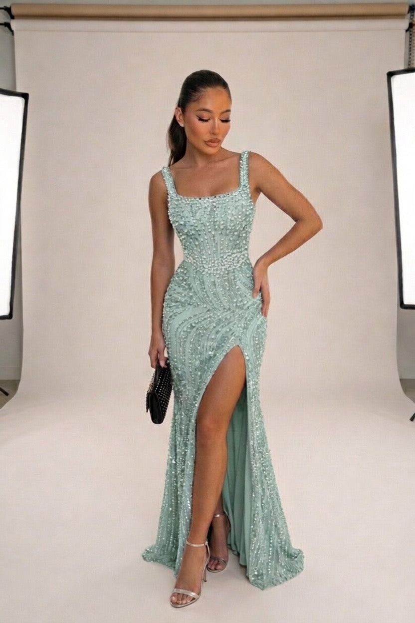 Mintgrünes Kleid
