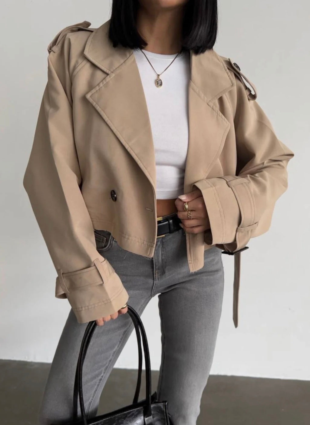 Kurzer Trenchcoat