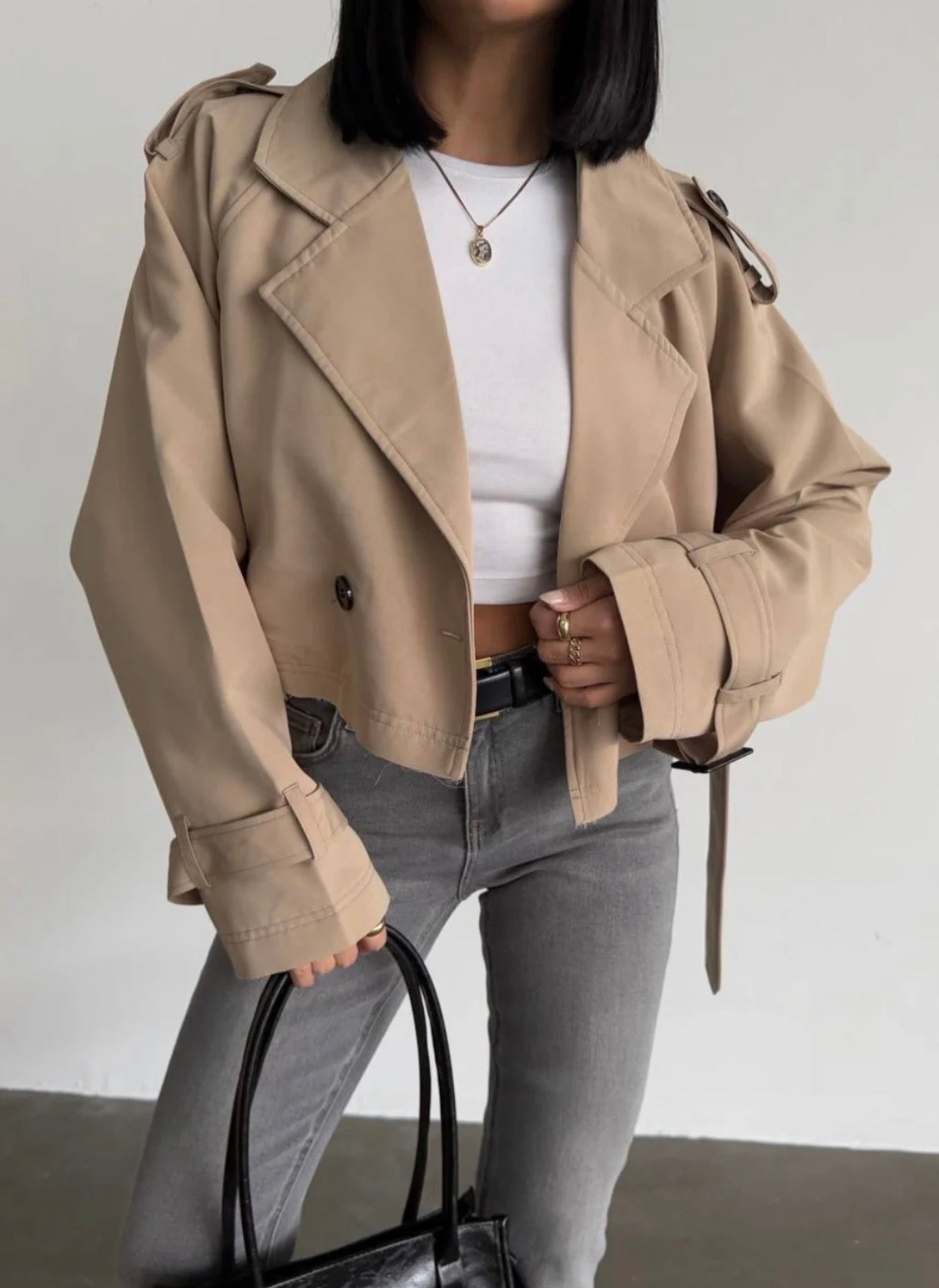 Kurzer Trenchcoat