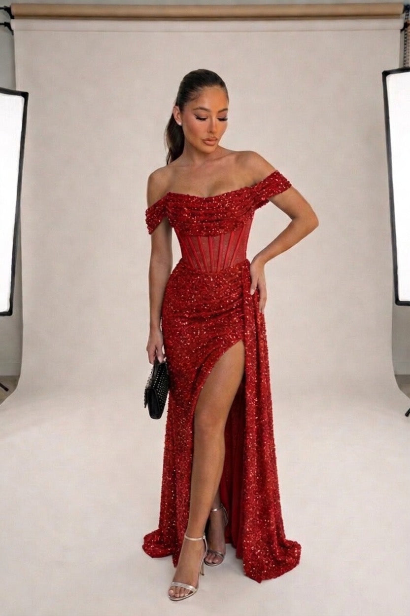 Glitzerndes Kleid