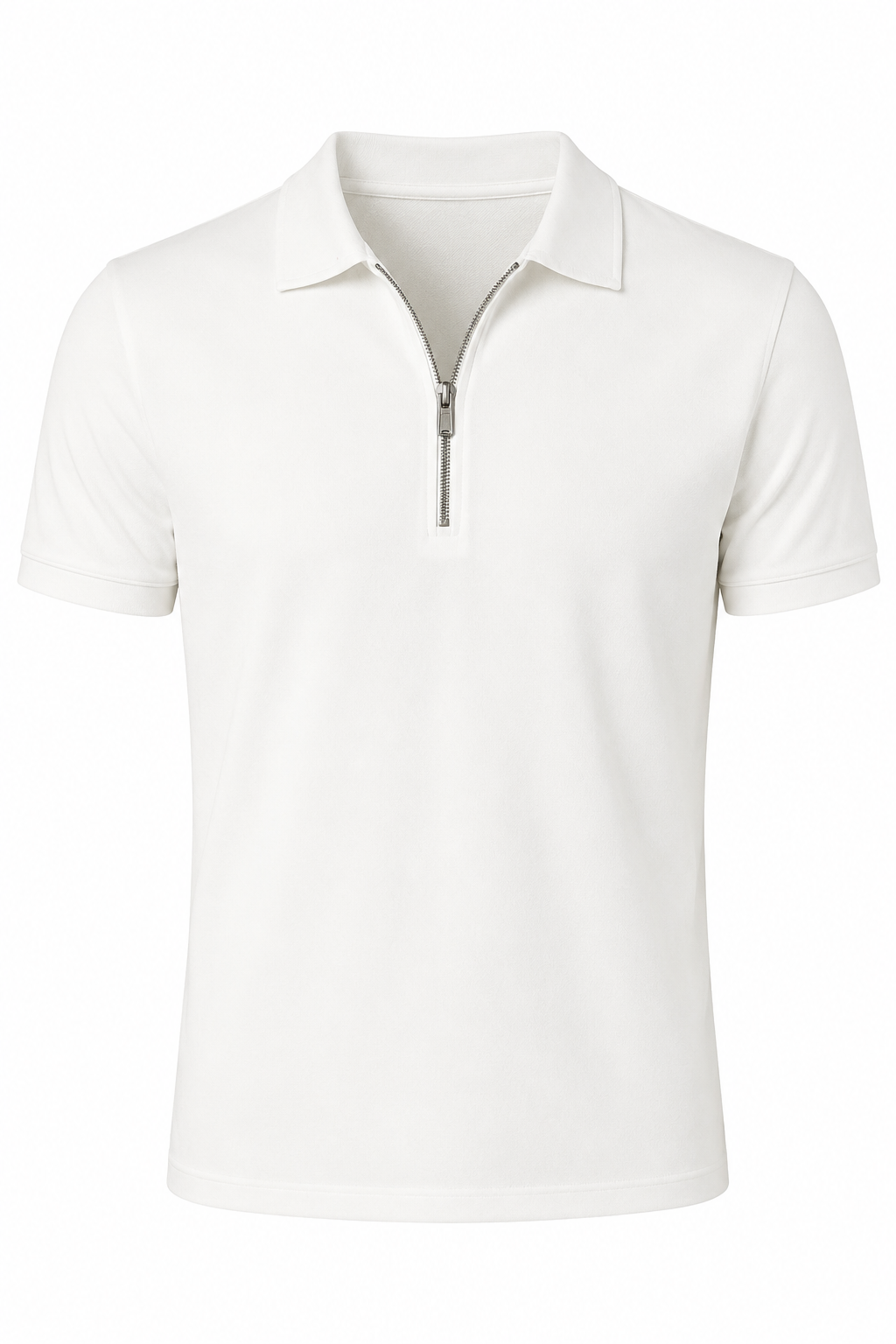 Weißes Polo-Shirt