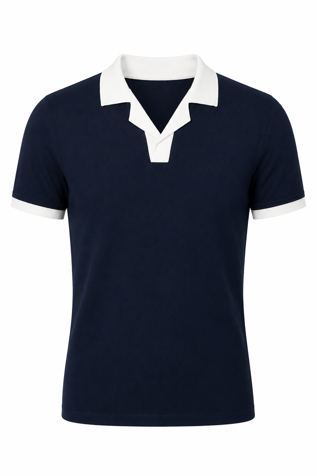 Dunkelblaues Polo-Shirt